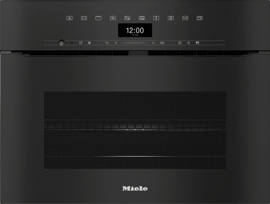 Духовой встраиваемый шкаф с СВЧ Miele H7440BMXOBSW