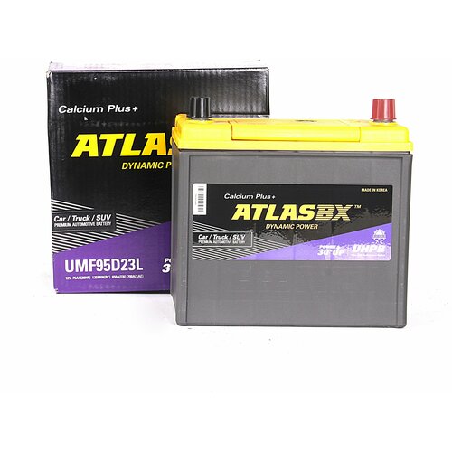 Аккумулятор автомобильный ATLAS Ultra High Performance UMF95D23L 75Ач R+ EN700A 230x172x220 B01