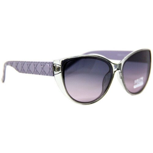 фото Солнцезащитные очки barletta, кошачий глаз, для женщин, серый