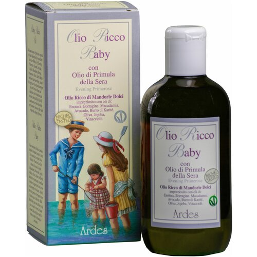 Ardes Масло для ухода за кожей ребенка Богатый ребенок. Olio Ricco Baby 250 ml. Италия 100% чистое масло жожоба 50 мл arganour