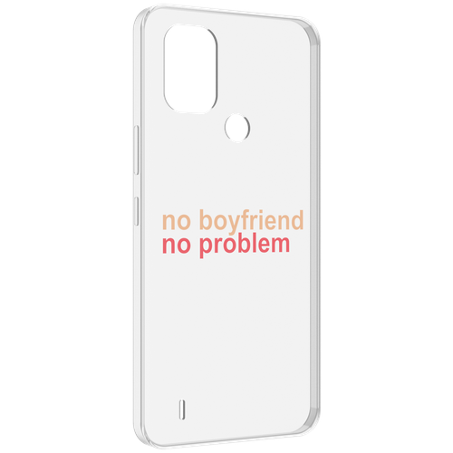 Чехол MyPads нет-парня-нет-проблем для Nokia C31 задняя-панель-накладка-бампер