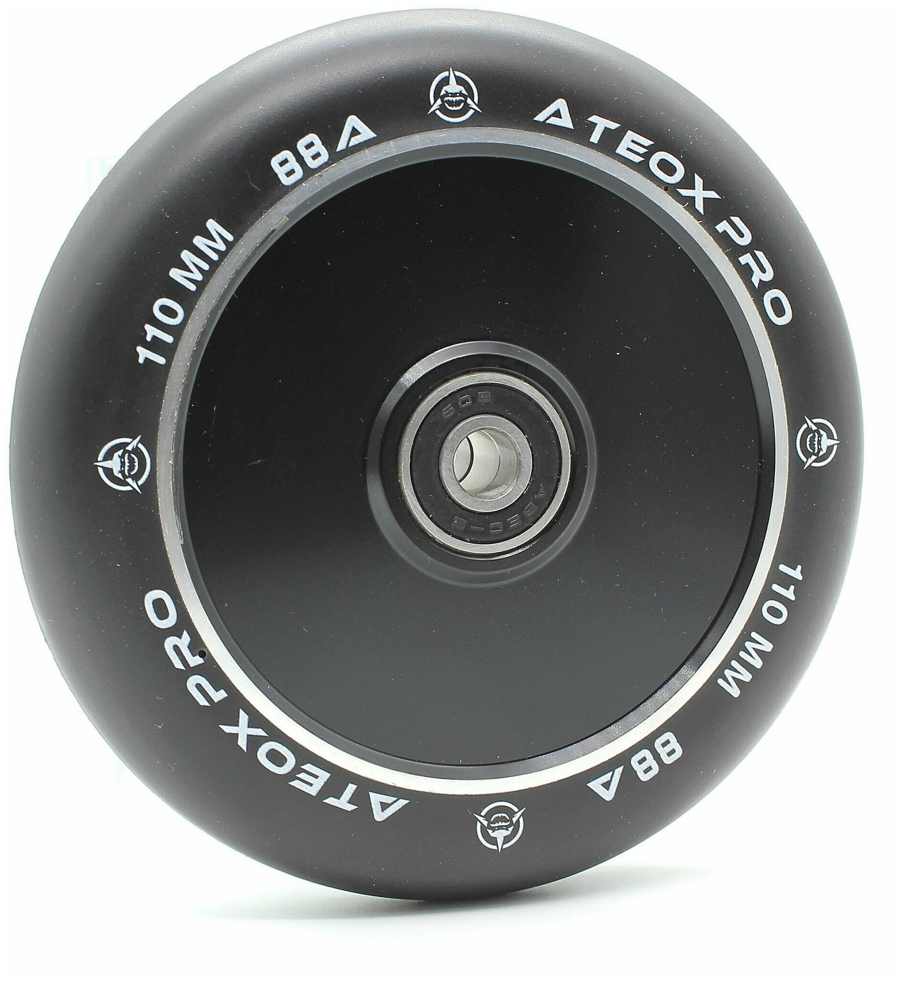 Колесо Ateox Pro Full Core 110 AL Black для трюкового самоката