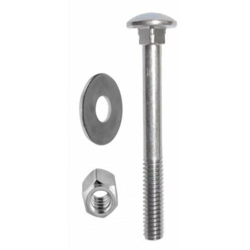 Болт мебельный с гайкой и шайбой 6*60 