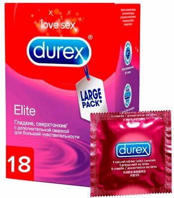 Презервативы Durex Elite, 18 шт. - фотография № 14