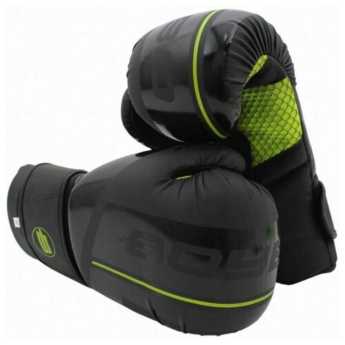 Перчатки боксерские BoyBo B-Series BBG400 (12oz) зеленый Флекс перчатки боксерские boybo b series флекс черный зеленый 16 oz