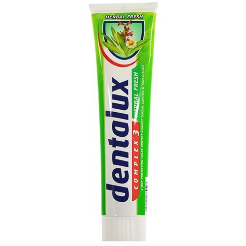 Dentalux Herbal Fresh 125 мл зубная паста 3 шт зубная паста dentaglanz fresh breath 100 мл