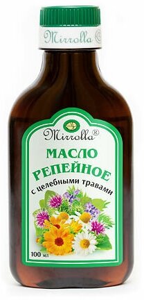 Репейное масло мирролла Целебные травы 100мл #