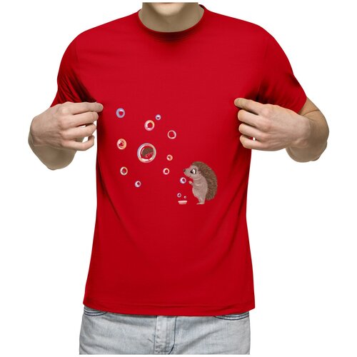 фото Футболка us basic, размер xl, красный