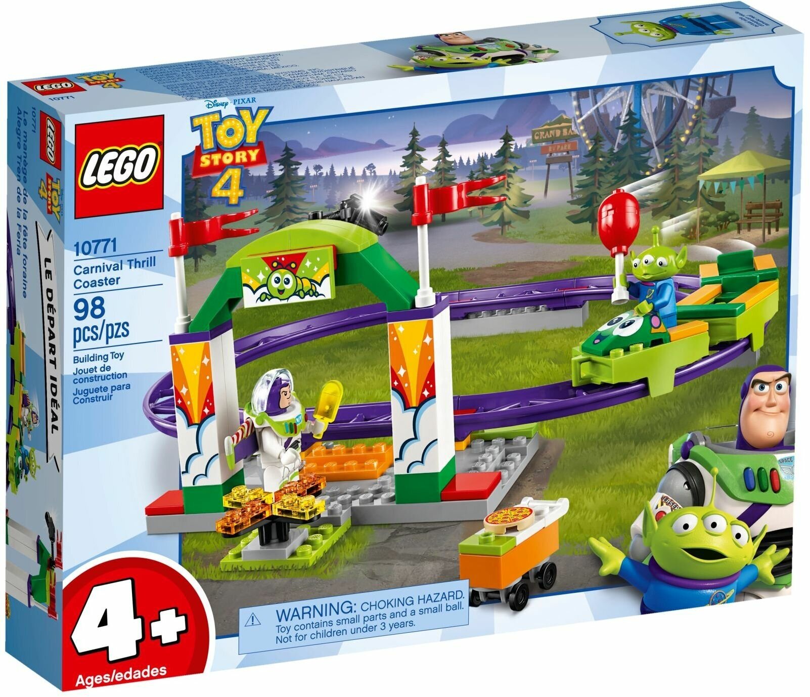 Lego 10771 Toy Story 4 Аттракцион Паровозик