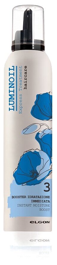 Увлажняющий мусс для волос Immediate Hydration Booster Elgon Luminoil, 200 мл