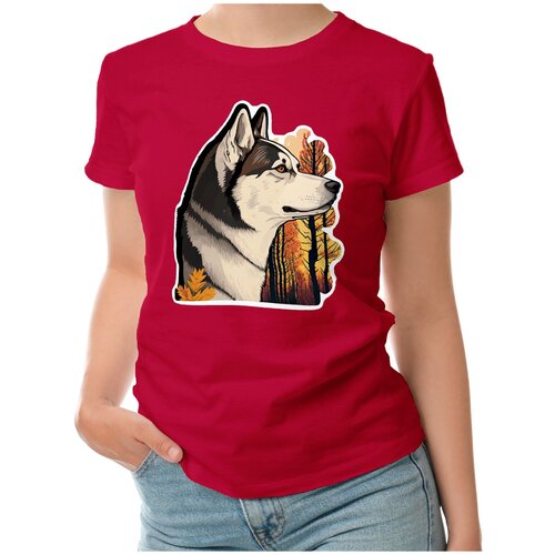 фото Футболка roly, размер s, красный