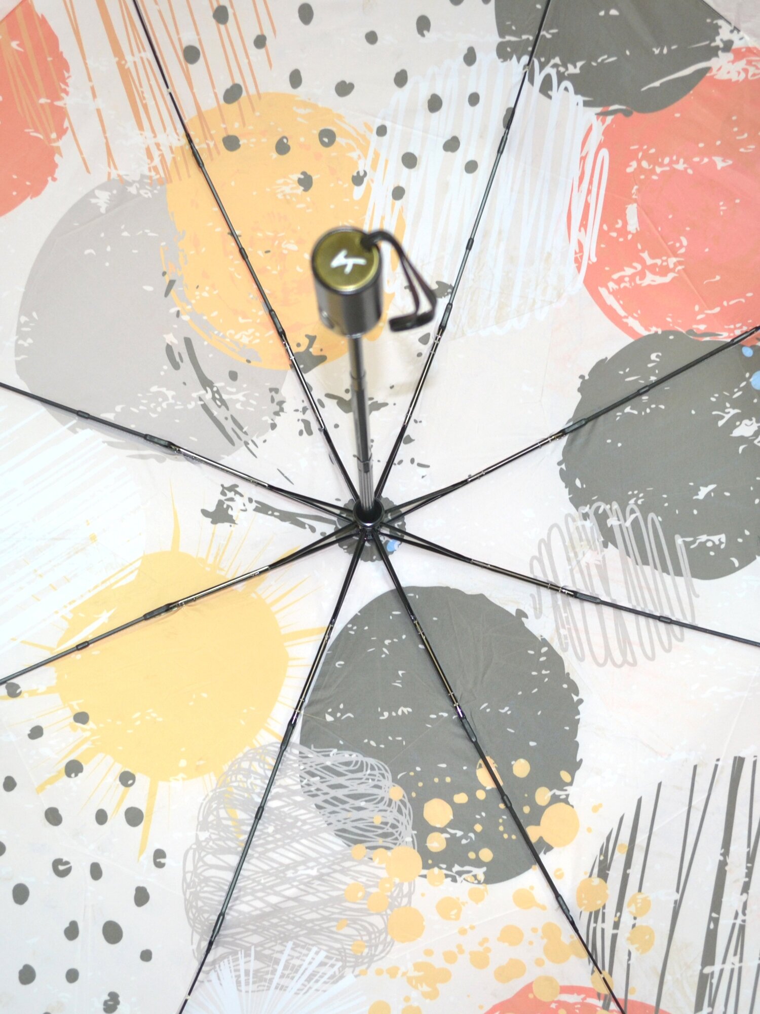 Зонт Ame Yoke, бежевый — фото 1