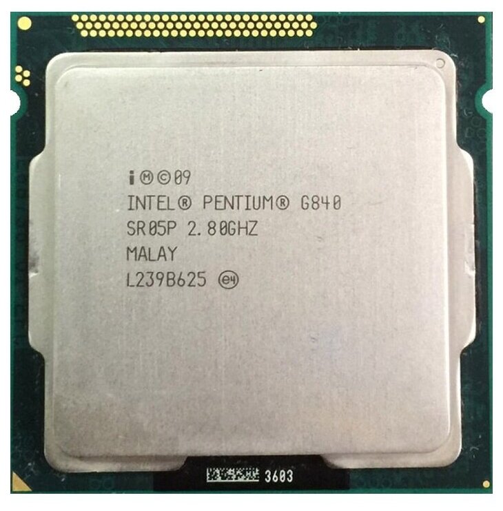 Процессор Intel Pentium G840 LGA1155,  2 x 2800 МГц, OEM