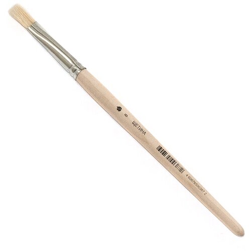 Кисть щетина ХМ Школьная С-2026 плоская короткая ручка 06 363₽