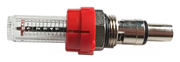 Расходомер для водяного теплого пола STI универсальный (настроечный клапан) красный