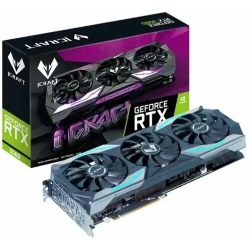 Видеокарта Maxsun RTX3060 OC 8GB GDDR6 256-bit DPx3 HDMI 3FAN RTL iecon модуль ввода вывода 3 го поколения