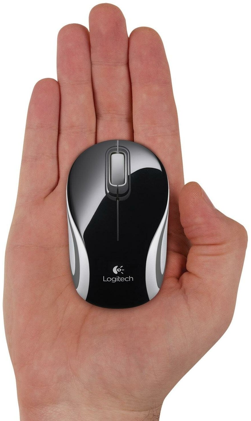 Logitech Wireless Mini Mouse M187 (черный) - фото №13