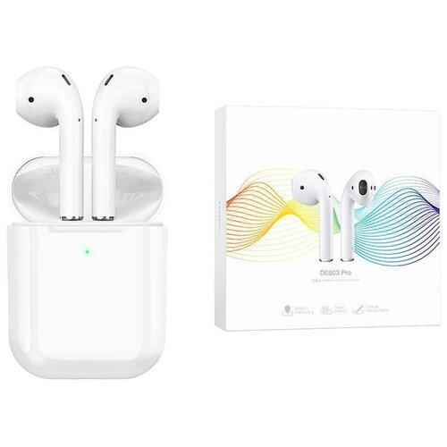 Наушники беспроводные HOCO DES03 TWS белый 140000₽