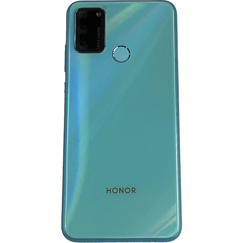Задняя крышка в сборе со сканером отпечатков для Huawei Honor 9A (Original) (Цвет: Зеленовато-голубой (Ice Green))