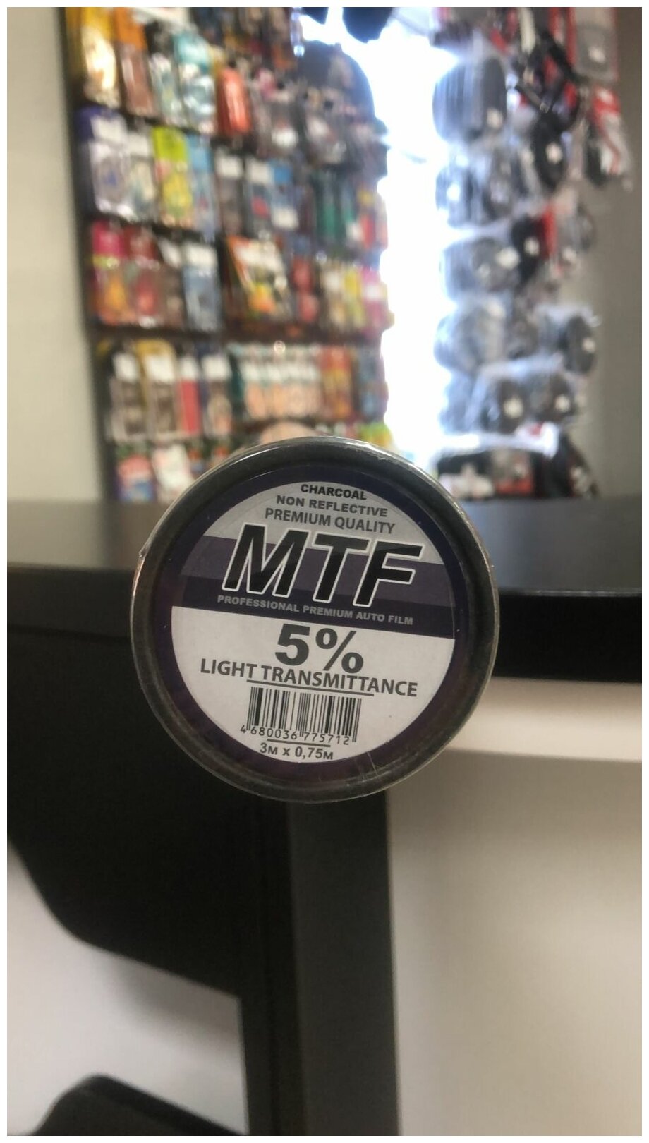 Пленка тонировочная "MTF Original" в тубе "Premium" 35% Сharcol (075м х 3м)