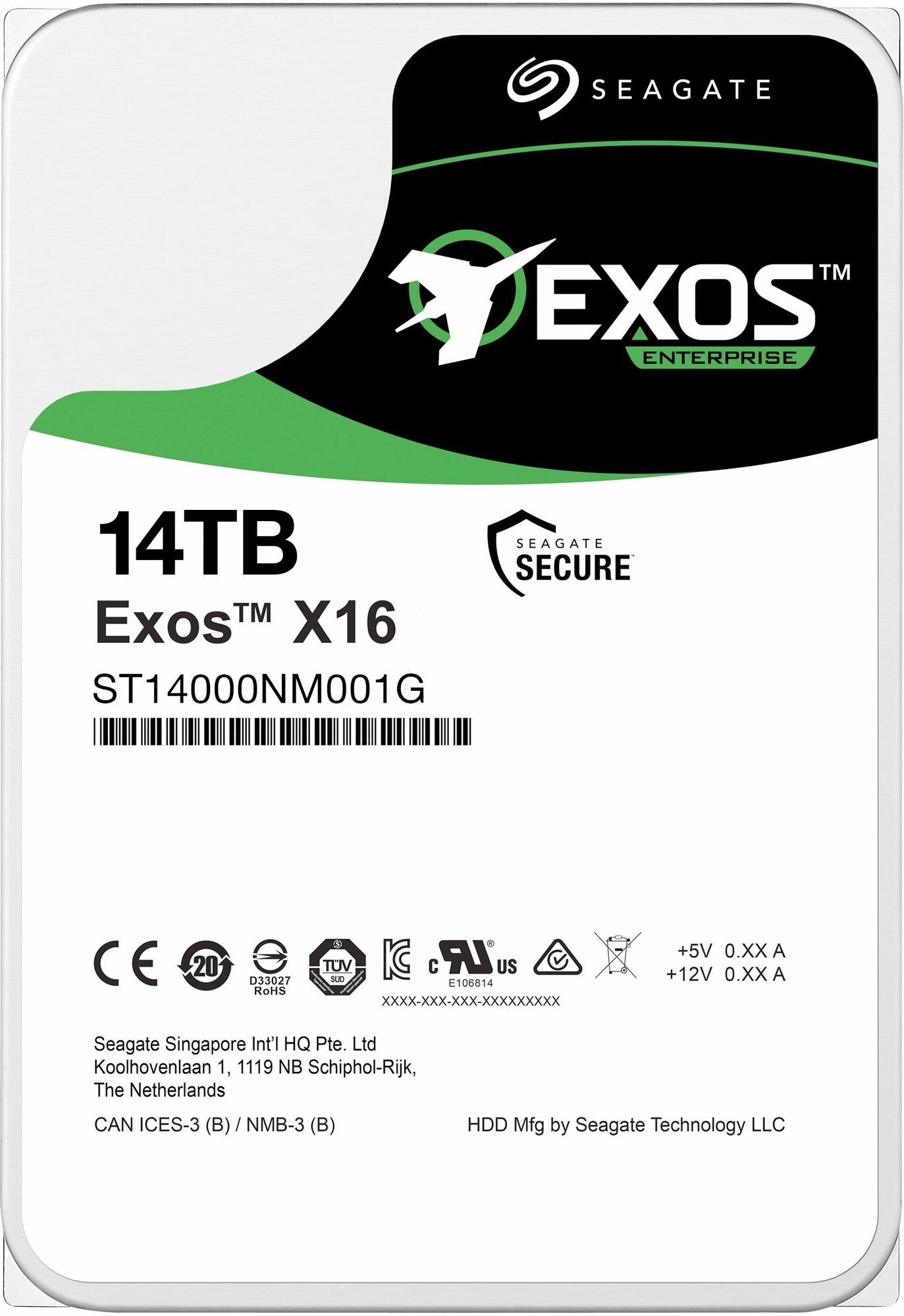 Жесткий диск SEAGATE Exos X16 , 14Тб, HDD, SATA III, 3.5" - фото №9