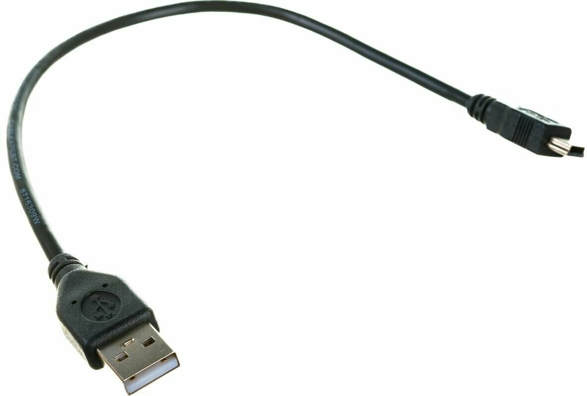 Кабель USB 2.0 miniUSB Gembird CCP-USB2-AM5P-1 круглый черный - фото №5