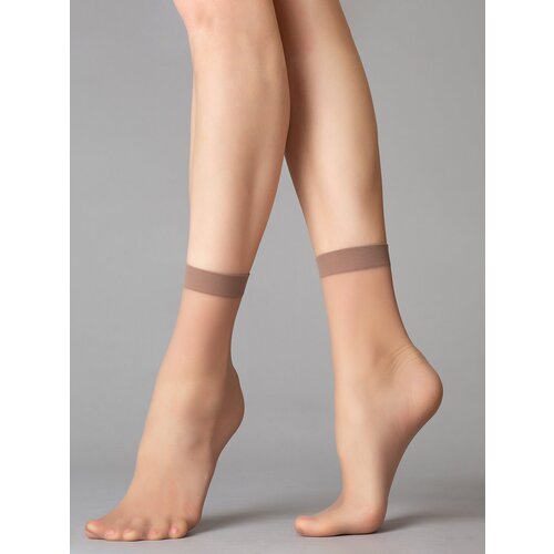 фото Носки giulia, размер uni, бежевый, бесцветный