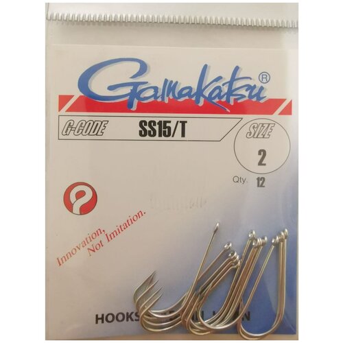 крючок gamakatsu ss15 t 8 146790 12шт Крючок Gamakatsu Hook SS15/T №2