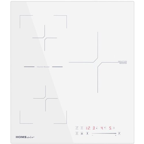 Индукционная варочная панель с Flex Zone и Booster HOMSair HIC43SWH белый 2455000₽