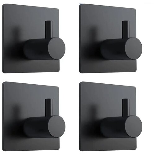 Крючок для ванной, Вешалки для одежды, полотенца для кухни , Крючки самоклеющиеся, 4 шт.