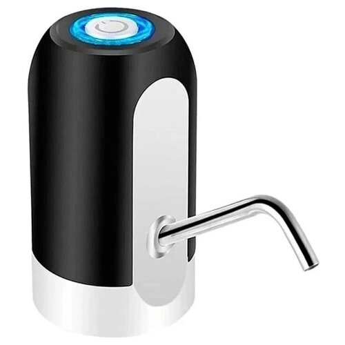 Помпа для воды электрическая для бутыли 19 л с аккумулятором и зарядкой USB электрическая помпа для воды с аккумулятором и зарядкой usb черная
