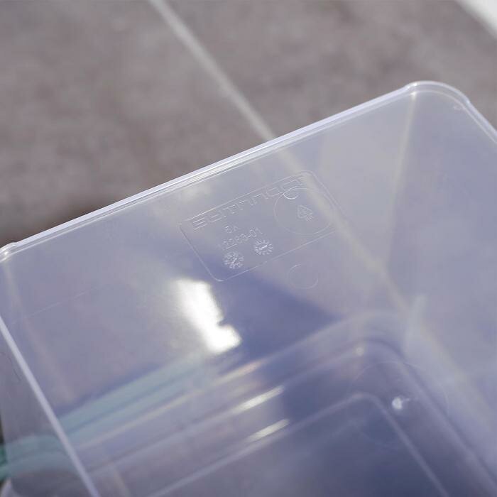 Контейнер для стирального порошка, 5,3 л, цвет прозрачный - фотография № 4