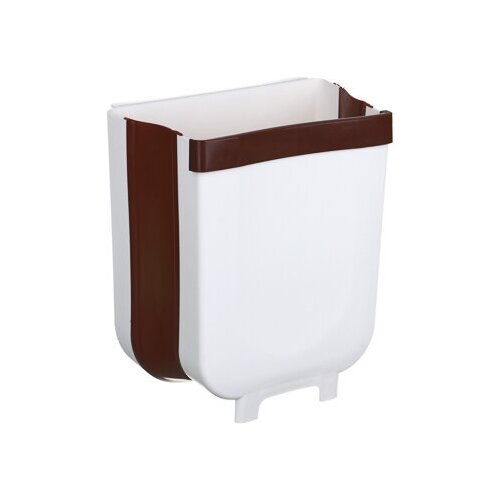 Vetta контейнер для мусора подвесной складной 8 л 28x25x18см пп пластик 541₽