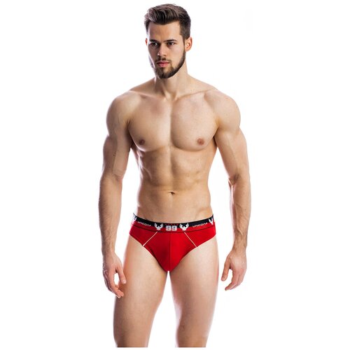 фото Трусы мужские uniconf pb07, слип, комплект 3 шт., красный (размер: xxl)
