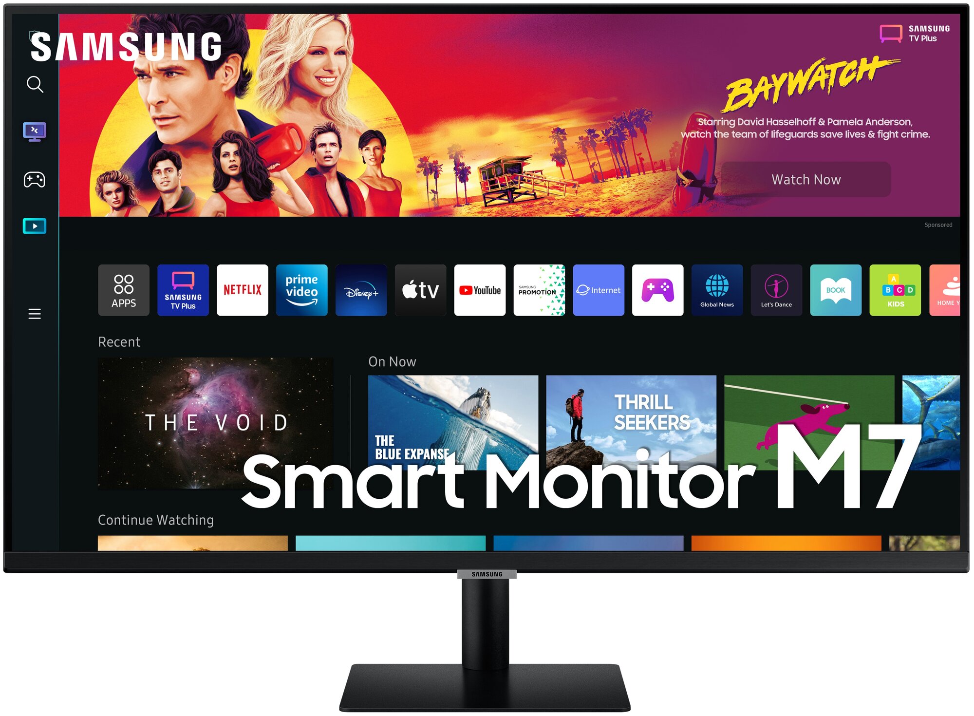 32" SAMSUNG S32BM702UI Black (VA, 3840x2160, HDMI+HDMI+Type C, USB Hub, 4 ms, 178°/178°, 300 cd/m, 3000:1, MM)