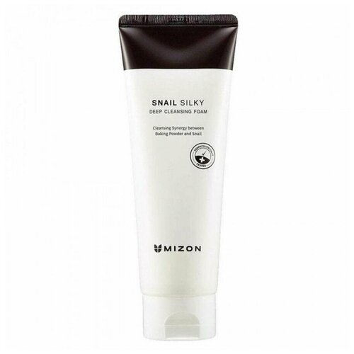 Глубокоочищающая пенка с муцином улитки [Mizon] Snail Silky Deep Cleansing Foam