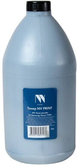 Тонер NV Print TYPE1 for Samsung ML-1610/2010/2510/2570/2571n/2850/2851nd/D101s/ML-2161/2165w/2166w/2162g/SCX-3405fw/Xerox Phaser 3117/3140/3155/3160/3250/3320/3052/3260/3330/Workcenter 3210/3220/3315/3325/3215/3225/3335/3345 (1KG)