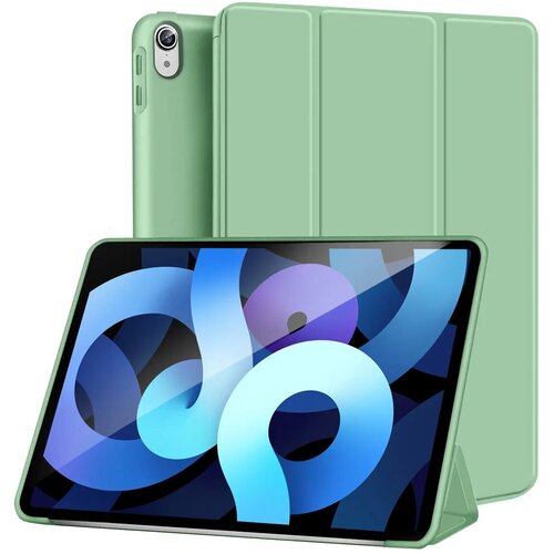 Чехол для планшета Apple iPad Air 5 10.9 (2022) / iPad Air 4 (2020), из мягкого силикона, трансформируется в подставку (темно-синий)