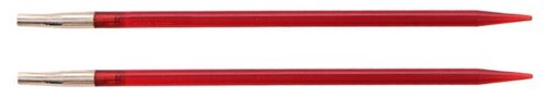 Спицы съемные Knit Pro Trendz, 3,5 мм, для длины тросика 28-126 см, акрил, красный, 2 шт (KNPR.51251)