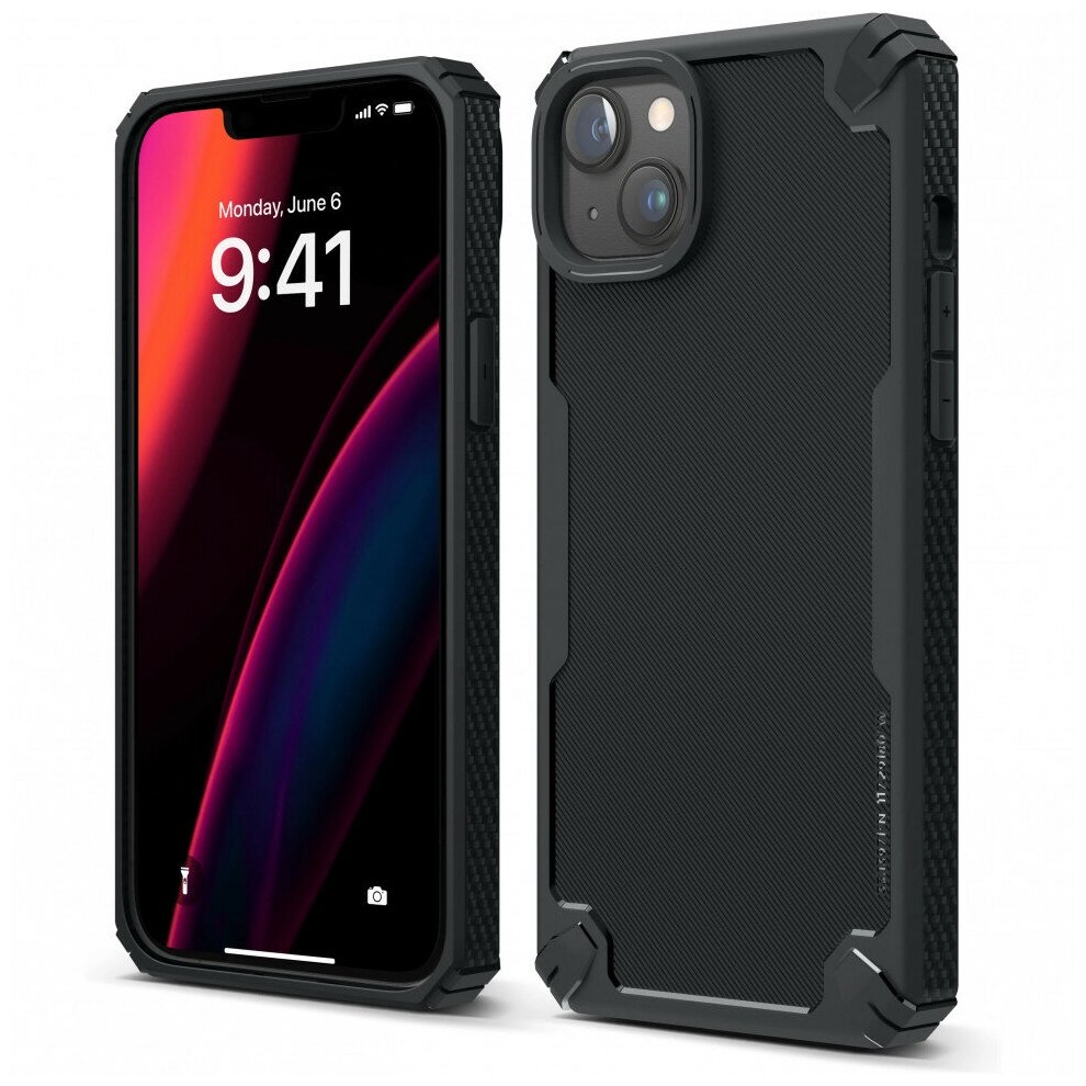 Elago для iPhone 14 Plus чехол ARMOR silicone (tpu) Black, шт