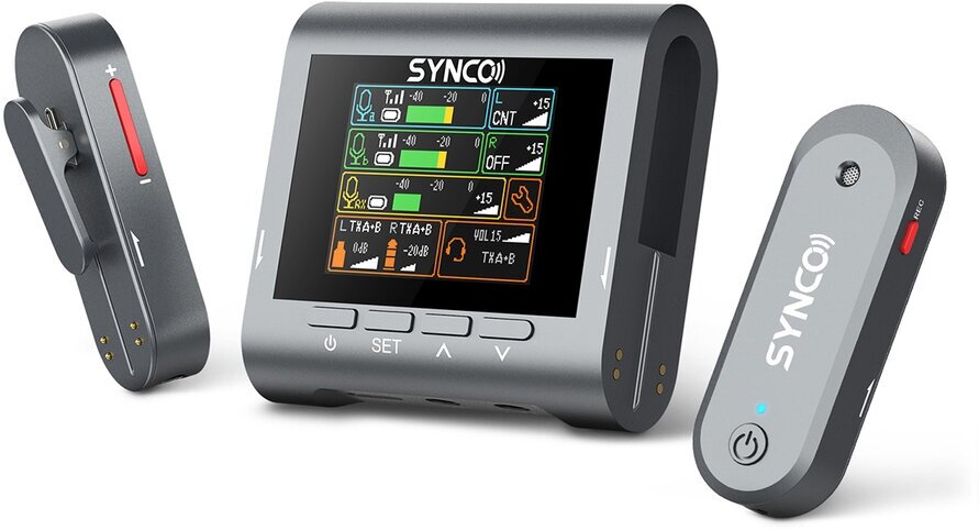 Беспроводная система SYNCO G3 2,4 ГГц c внутренней записью (2 передатчика)