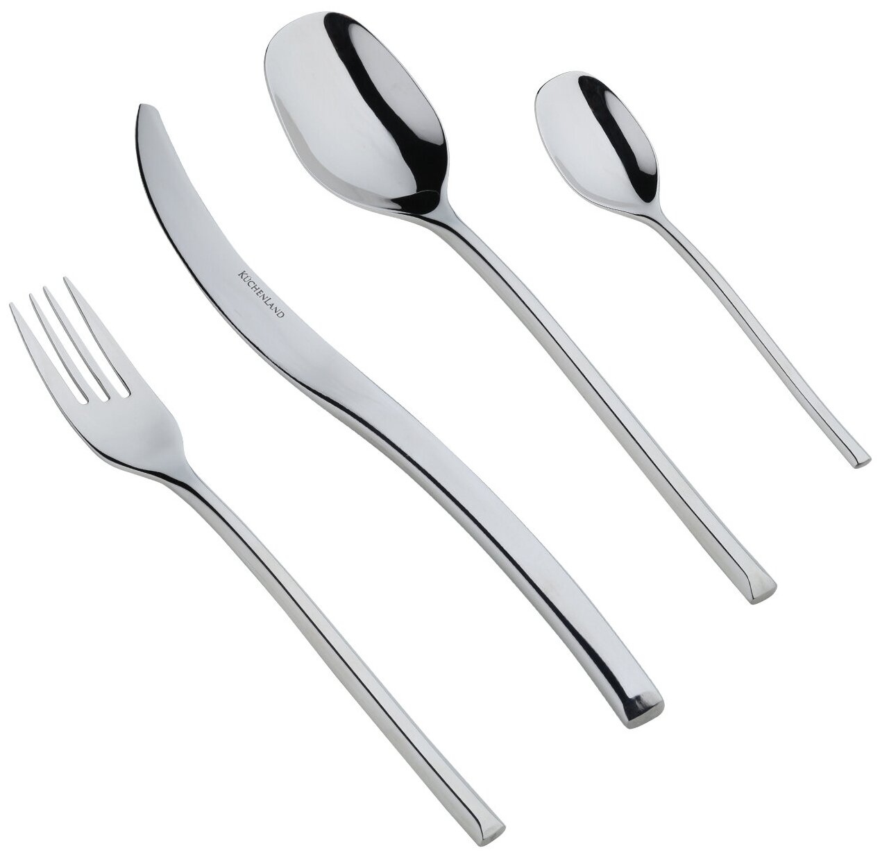 Столовые приборы, Kuchenland, 6 перс, 24 пр, сталь, New York City