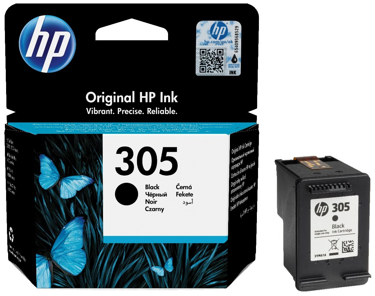 Картридж HP 3YM61AE №305 струйный черный (120 стр)