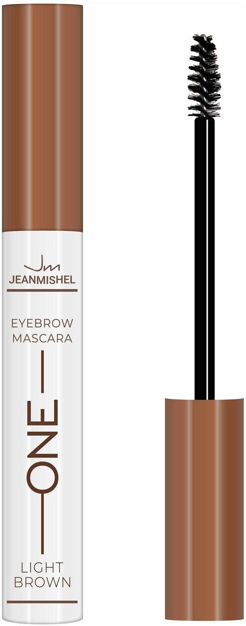 Jeanmishel Тушь для бровей One, 8 мл, 01 Light Brown