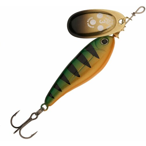 фото Блесна для рыбалки blue fox minnow super vibrax №4 18гр #gp / блесна вертушка