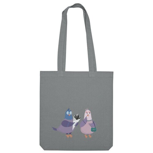 фото Сумка шоппер us basic, серый