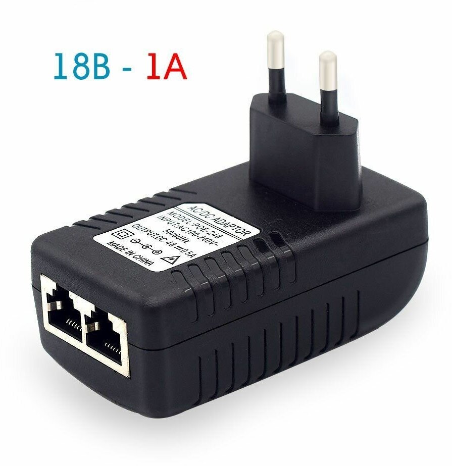 Адаптер питания (18B 1000mA POE+LAN) Орбита OT-APB118