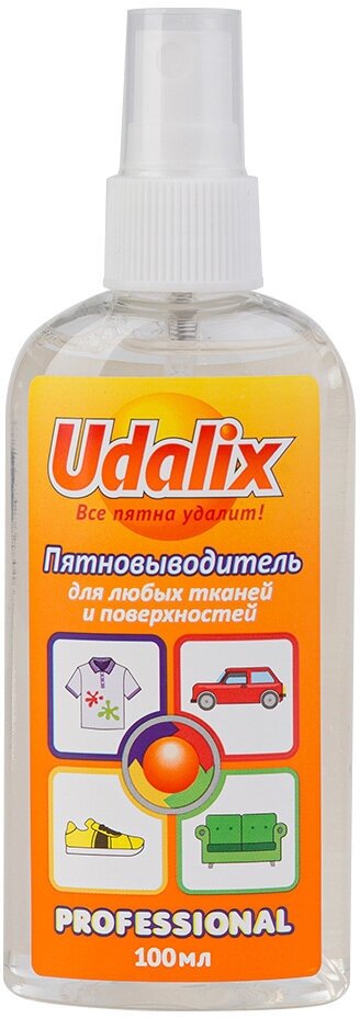Udalix Универсальный пятновыводитель спрей Professional, 100мл