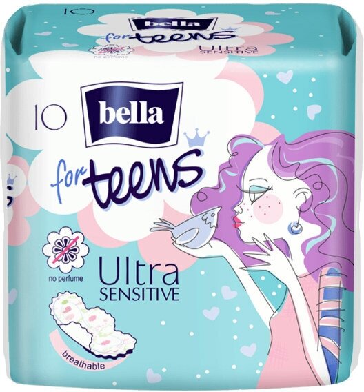 Bella Прокладки Ultra Sensitive for teens для подростков 10 шт