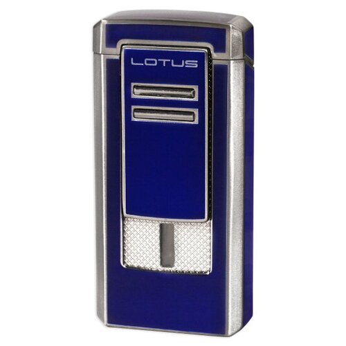 Зажигалка Lotus 4660 Commander Blue Chrome